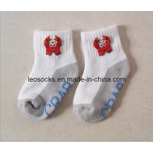 Chidren Organic Cotton Socks with Embroidery